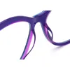 Оправы для солнцезащитных очков, женские очки «кошачий глаз», оптическая ацетатная оправа для очков в стиле ретро, фиолетовые, розовые, зеленые, красные очки по рецепту