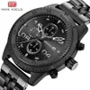 MINI FOCUS Brand Large Dial Multifunctional Waterproof Integrated Case Personalized Men's Watch 0230G