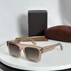 0711 مستطيلات شمسية لامعة سوداء سوداء الرجال نساء صيف صيف شمس Sonnenbrille أزياء ظلال UV400 نظارات