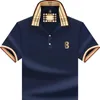 Designer-Herren-Poloshirt, hochwertige reine Baumwolle, Business-dünne Herrenjacke, kurzes T-Shirt, lässig, entspannt, leicht, Sommer, Übergröße, Stickerei-T-Shirt M-4XL