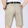 Men's Shorts Cotton Men Knee Length Boardshorts Classic Brand Comfortable Clothing Beach Male Short Trousers