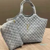 Sacs de créateurs Diamant Sac à main Femmes Grand Logo Sac fourre-tout en cuir Simple et généreux Sac à bandoulière Messenger avec portefeuille