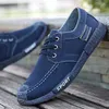 HBP icke-varumärke Summer Autumn Fashion Sneakers Trendiga skor för män PVC Eva Cotton Fabric Breattable Shoes Light Weight Canvas Denim Men Boy