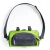 Bolsa de ombro/bicicleta frontal removível à prova d'água sacos de guiador para acessórios de telefone