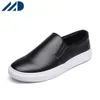 HBP Non-Brand Factory Casual Damen Weiß Frühling Neue Damen Flache Schuhe Casual Leder Board Schuhe Loafer