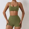 Lu Align Align Lu Lemon Yoga 2023 Fiess Nuovi set senza soluzione di continuità Reggiseni incrociati sexy sul retro Pantaloncini attillati Set da palestra per donna Tuta sportiva ad asciugatura rapida 20