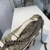 Högkvalitativ designerväska Snake axelväska handväskor kedja remmen handväska koppling väska mini crossbody mode plånbok lyx minikvinna läder plånbok tygväska