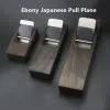 Carpintericias de payasa de madera de estilo japonés Pellina cuadrada Plano cuadrado Terreno de carpintería de carpintería Desktop Cantario de ébano