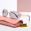 Okulary przeciwsłoneczne dla kobiet projektantów okularów przeciwsłonecznych Szklanki startowej Women Wysokiej jakości kwadratowe okulary Oczni