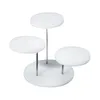 Bakeware Tools Stand Dessert Decoration Display Tray Party Round For Acrylic 3 Cake Cupcake Rack Jewelry Holder Wedding