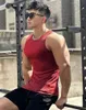 Sports Tank Tops Homens Fitness Quick-Seco Sem Mangas Undershirt Musculação Homens Colete Verão Treino Treinamento Colete Roupas Casuais 240318