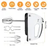 Electric Hand Mixer 7 Speed Stainless Steel EggWhisk Includes 2 Beaters Dough Hooks Robust EasyClean 240307