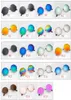 Pilot sunglass Retro Reflective Designer Sunglasses for men women Round sunglasses Vintage Outdoor Glass Summer Beach mens Eyewear5220793