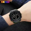 Wristwatches SKMEI Sport Outdoor Digital Wristwatch For Men 2Time Stopwatch Alarm Date LED Military Electronic Men's Watches Male Clock