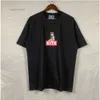 High Street Tide Merk Heren T-shirts Kith Street View Gedrukt Korte mouwen Rose Omoroccan Tegel voor Mannen en Vrouwen Tee Katoen