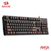 Redragon AMSA K592 USB 기계식 게임 키보드 블루 스위치 LED 컴퓨터 PC 노트북 게이머 240304 용 백라이트 104 키