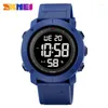 Wristwatches SKMEI Sport Outdoor Digital Wristwatch For Men 2Time Stopwatch Alarm Date LED Military Electronic Men's Watches Male Clock