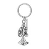 Nyckelringar Wizard Hat Keychain Witch Ring Halloween Holder Hang Pendant Keyring Alloy For
