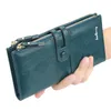 Nouveau femmes portefeuilles mode Long haut en cuir qualité porte-carte classique femme sac à main fermeture éclair marque portefeuille pour les femmes