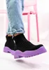 HBP Non-Brand Womens Platform Boots Spring Winter Shoes Slip On Woman Ankle US 12 Size Black Orange Sexy Short Boots for Women