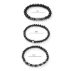 6 mm naturalne kamienne koraliki Strands Balans Bracelet Bracelets For Women Men Lover Party Club Joga Biżuteria