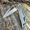 Coltello pieghevole tattico con manico in lega di alluminio di qualità superiore Lama D2 Coltelli da sopravvivenza all'aperto da campeggio Strumenti EDC di difesa tattica 3300 3400 4850 4600 535 533 15535