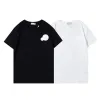 2024 мужская базовая футболка женские дизайнерские футболки с двойным вышитым значком мужские футболки с рисунком летняя футболка
