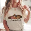 女性用Tシャツ楽しいハロウィーンレジャートレンドかわいい90年代プリントTシャツoネックベーシックホワイトトップトップショートスリーブパターンTシャツ。