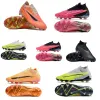 Herren Fußballschuhe Stollen Mercurlal Superfiy xxv Silber ix 9 Elite FG Jugend Blast Mbappe Cristiano Ronaldo Luminous Dream Speed Jubiläum Fußballstiefel