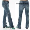 Women's Jeans Chinese Style Embroidery Washed Slim Women's