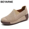 Flats Spring Herfst Women Flats Platform Loafers Ladies Echt lederen comfort Wedge Moccasins Orthopedic Slip On Casual Shoes