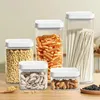 Storage Bottles Grain Organizer Moisture-proof Box Clear Cereal Container Salt SpiceRestaurant Sealing Household Jar