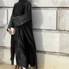 Roupas étnicas abertas abayas para mulheres elegantes contas cardigan maxi vestido dubai kaftan turquia árabe islâmico robe festa ramadan quimono caftan