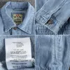 Men's Jackets Heavy Wash To Do Old Light Blue Denim Jacket Men Classic Retro Youth Coat