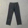 Pantaloni da uomo High Street BROKEN PLANET Jeans lavati Uomo Donna Ricamato Stella a quattro angoli Denim casual oversize