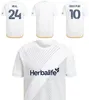 LA Los Angeles Galaxy 2024 25 Hommes 9 JOVELJIC Soccer Jerseys 20 CERRILLO 8 DELGADO 2 YAMANE 10 PUIG 7 FAGUNDEZ 4 YOSHIDA 5 BRUGMAN 24 NEAL Kits de chemise de football Kits Sport Team