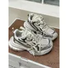 Paris 3xl Dads Shoes for Women Belenciaga 2023 NY SLITA TALL TJÄRT SOLE LACE UP CASUAL SPORT DRITIDA WOMENS SKOR