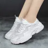 HBP Non-Merk Loopschoenen Dames Ademende Casual Schoenen Outdoor Lichtgewicht Sportschoenen Casual Wandelmode Dames Sneakers Zwart