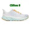 2024 Designer shoes One Bondi 8 outdoor Shoes mens Womens Platform Sneakers Clifton 9 Men Black White Mens trainers eur 36-45