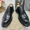 HBP Non-Brand Lace Up Fashion Design Zapatos de Vestir Formales Italianos Hechos a Mano para Hombres Oxfords