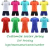 Custom Uniforms DIY Soccer shirts Adult Kid Jerseys Set Boys Football Training Suit Jersey 240320