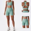 12 pçs sem costura flex correndo yoga conjunto feminino treino calça ginásio shorts de fitness feminino scrunch leggings exercício ativo wear ternos 240307
