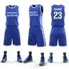 Custom Retro Basketball Jerseys Mens 100% Polyester Basketball Uniform Sets For College Team Summer Breathable Basketball Shirts 240315