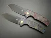 Taktik bıçaklar yeni varış st3 katlanır bıçak bıçakları bicolor karbon fiber açık hayatta kalma bıçakları K110 çelik kamp av bıçağı edctooll2403
