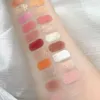 Lidschatten, 24 Farben, Lidschatten-Palette, glitzernd, matt, Erdbeer-Lidschatten-Palette, wasserfeste Augen-Make-up-Palette, Kosmetik für Frauen und Mädchen, L2403