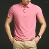 Polos pour hommes Polo à séchage rapide bureau d'affaires coton printemps été automne t-shirt style décontracté grande taille M-5XLshirts