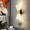 Wall Lamps Modern Sconces Acrylic Lampshade Stylish Indoor Lamp For Bedroom Living Room Decor Corridor Fixture