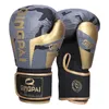 Skyddsutrustning högkvalitativ läder slitstarka och andningsbara boxhandskar för Sanda-träning förtjockad skyddande stridshandskar YQ240318