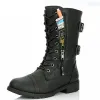 Сапоги Women Boots Zip военные бои бои сапоти