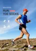 SOWKS Aonijie One Pair Sports Uzun Tüp Çoraplar Fivetoes Orta Buzağı Uzunluk Ayak Parçaları Çıplak Ayakta Koşu Ayakkabıları Maratonu E4813 için Mükemmel